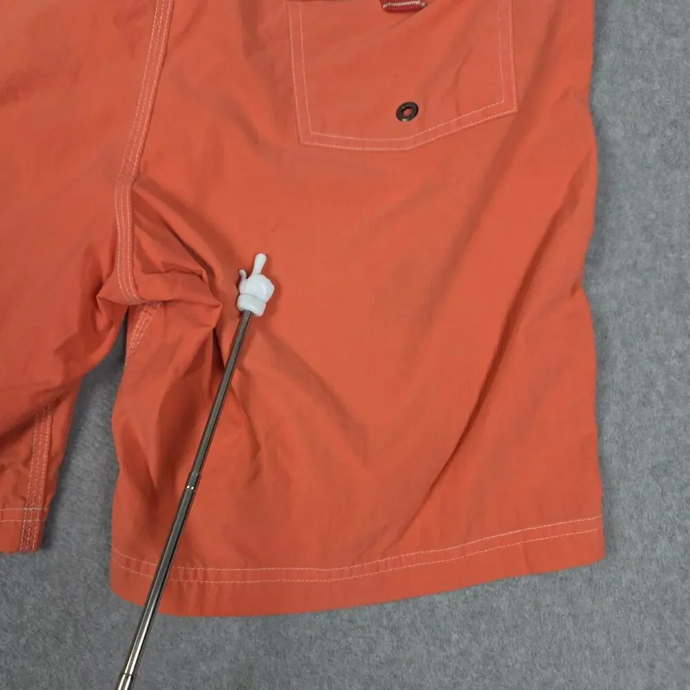 J.Crew Mens 31 Peach color Board Shorts with Drawstring and Pocket